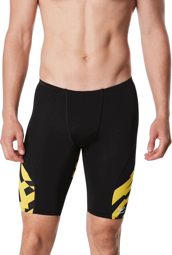 【送料無料】 スピード メンズ ハーフパンツ・ショーツ 水着 Speedo Men's Vortex Maze Jammer Swimsuit Speedo Yellow