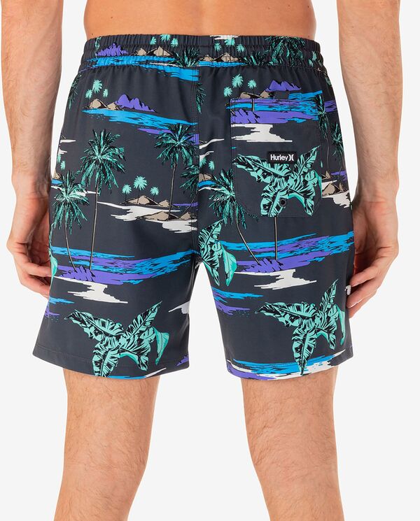 【送料無料】 ハーレー メンズ ハーフパンツ・ショーツ 水着 Hurley Men's Cannonball Volley Dark Stone Grey