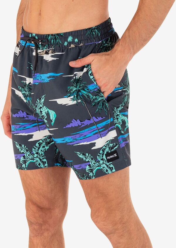 【送料無料】 ハーレー メンズ ハーフパンツ・ショーツ 水着 Hurley Men's Cannonball Volley Dark Stone Grey