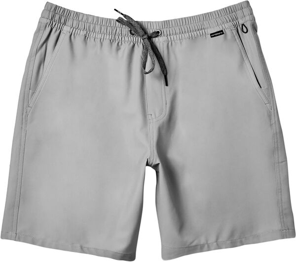 【送料無料】 クイックシルバー メンズ ハーフパンツ ショーツ ボトムス Quicksilver Men 039 s Taxer Amphibian 18 Hybrid Shorts Quarry