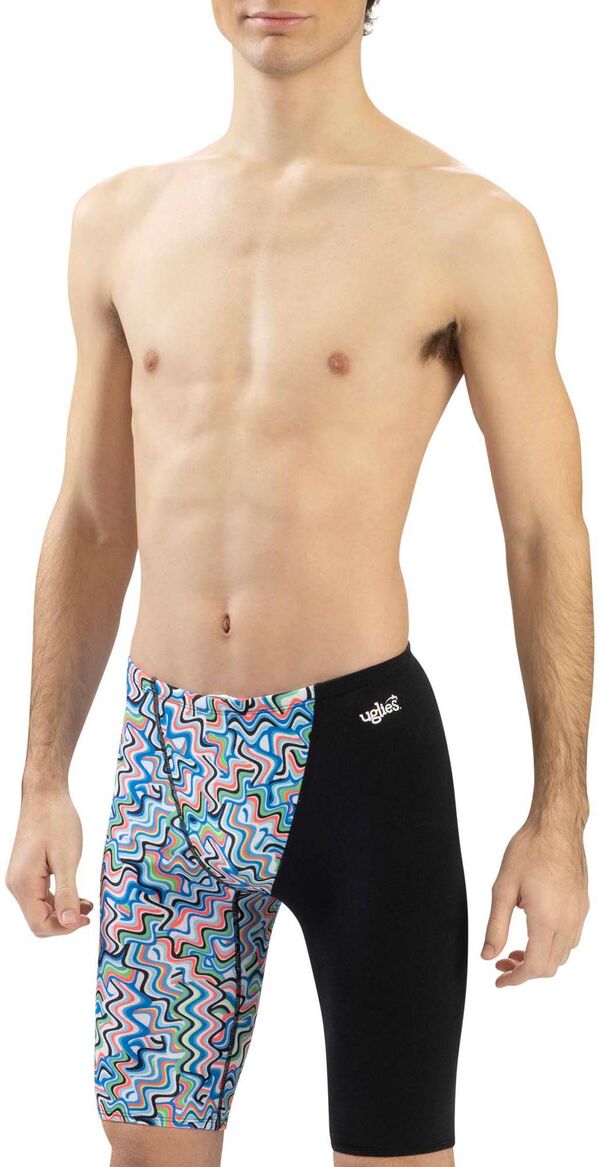 【送料無料】 ドルフィン メンズ ハーフパンツ・ショーツ 水着 Dolfin Men's Uglies Zig Zag Printed Jammers Zig Zag