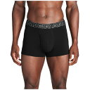 【送料無料】 アンダーアーマー メンズ ボクサーパンツ アンダーウェア Under Armour Men's UA Performance Cotton 3" Boxer Briefs 3 Pack Black/Black/Black