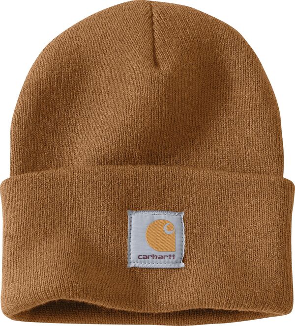 【送料無料】 カーハート レディース 帽子 アクセサリー Carhartt Acrylic Watch Hat Carhartt Brown