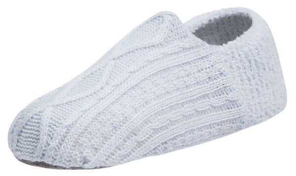【送料無料】 ノースイースト レディース 靴下 アンダーウェア Northeast Outfitters Women's Diamond Cable Slipper Socks Ice Blue