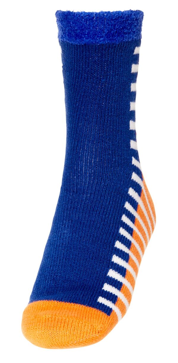 【送料無料】 ノースイースト メンズ 靴下 アンダーウェア Northeast Outfitters Men's Cozy Cabin Line by Line Crew Socks Orange/Blue