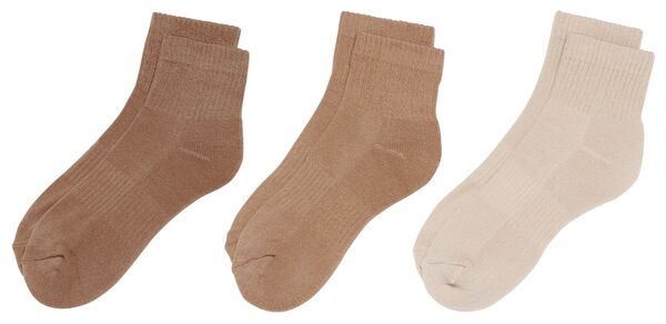 yz DSG fB[X C A_[EFA DSG Adult Fashion Quarter Socks - 3 Pack Neutral