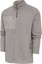 【送料無料】 アンティグア メンズ ジャケット・ブルゾン アウター Antigua Men's Course Golf Jacket Oatmeal Heather Multi(4)