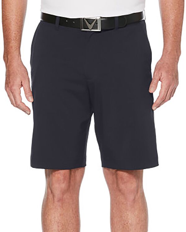 【送料無料】 キャラウェイ メンズ ハーフパンツ・ショーツ 水着 Callaway Men's 9" Opti-Stretch Solid Golf Shorts Night Sky