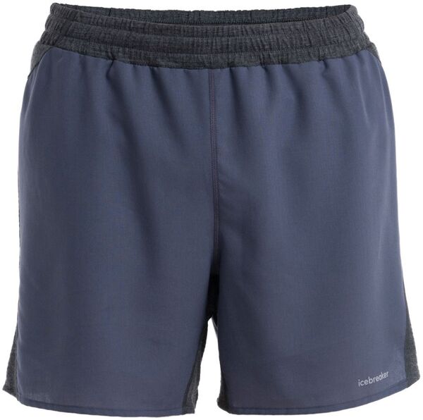【送料無料】 アイスブレーカー メンズ ハーフパンツ・ショーツ 水着 icebreaker Men's 125 ZoneKnit Merino Blend Speed 6" Shorts Graphite/Jet Heather/Cb