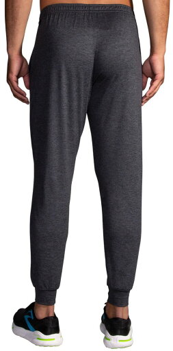 【送料無料】 ブルックス メンズ シャツ トップス Brooks Men's Luxe Joggers Heather Black