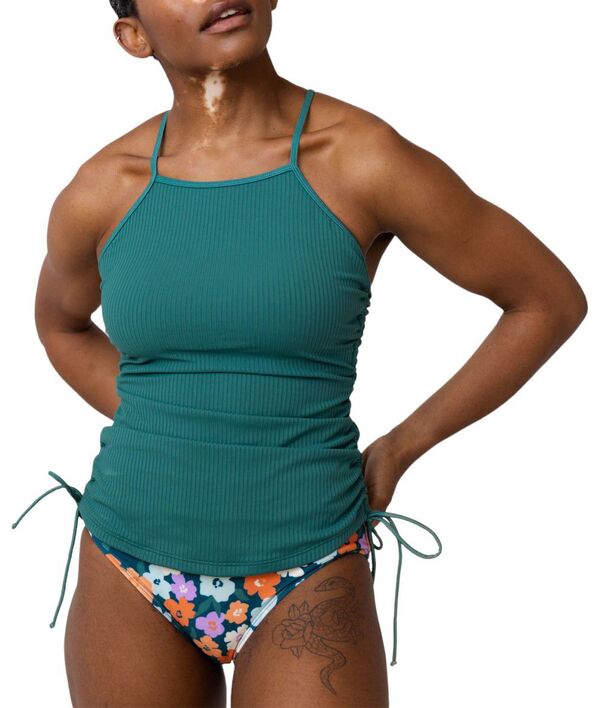 【送料無料】 ナニ スイムウェア レディース トップのみ 水着 Nani Swimwear Women's Flat Rib Drawstring Tankini Swim Top Flat Rib North Shore