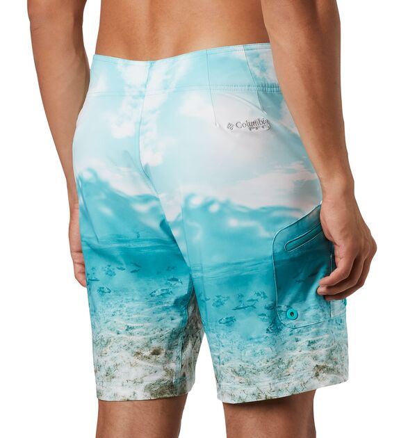 【送料無料】 コロンビア メンズ ハーフパンツ・ショーツ 水着 Columbia Men's PFG Offshore II Board Shorts Bright Aqua Inshore