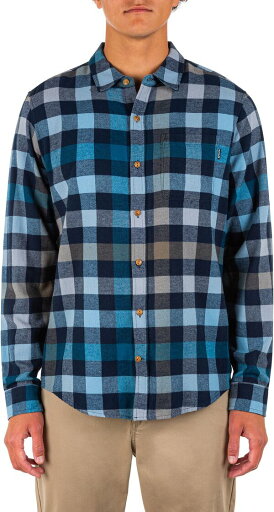 【送料無料】 ハーレー メンズ シャツ トップス Hurley Men's Portland Flannel Long Sleeve Shirt Light Army 【送料無料】 ハーレー メンズ シャツ トップス Hurley Men's Portland Flannel Long Sleeve Shirt Light Army