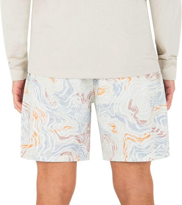 【送料無料】 ハーレー メンズ ハーフパンツ・ショーツ 水着 Hurley Men's Explore Dri Trek II 17.5" Short Bone