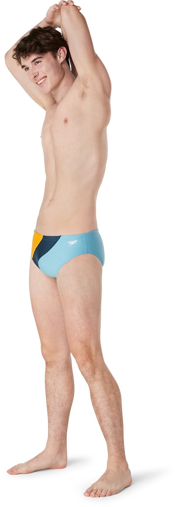 【送料無料】 スピード メンズ ハーフパンツ・ショーツ 水着 Speedo Men's Colorblock One Swim Brief Delphinium Blue