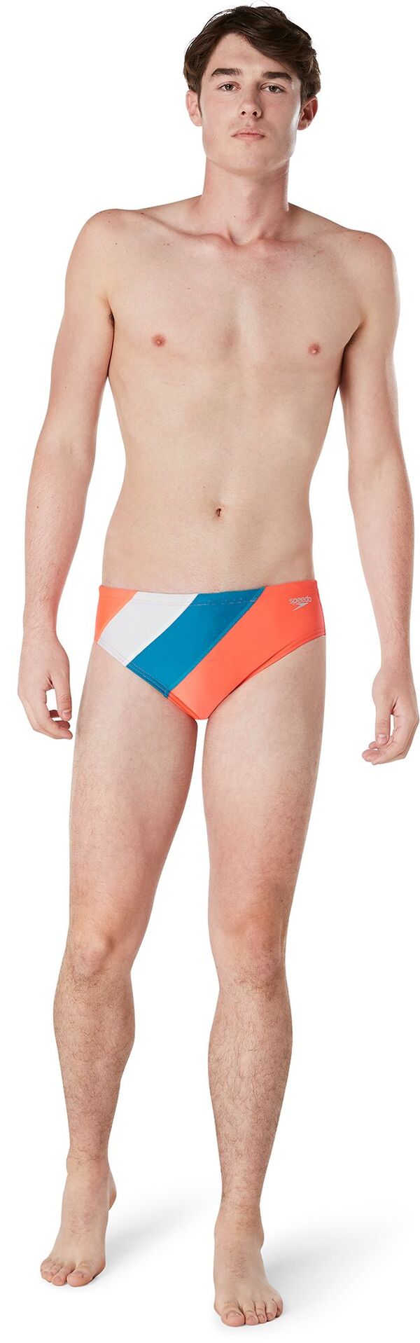 【送料無料】 スピード メンズ ハーフパンツ・ショーツ 水着 Speedo Men's Colorblock One Swim Brief FIERY COAL