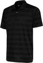 【送料無料】 アンティグア メンズ ポロシャツ トップス Antigua Men's Compass Golf Polo Black Multi