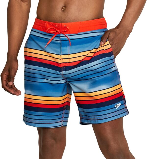 【送料無料】 スピード メンズ ハーフパンツ・ショーツ 水着 Speedo Men's Seafaring Bondi Boardshort Vallarta Blue