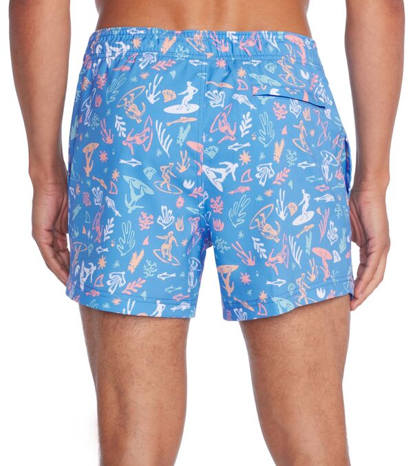 【送料無料】 スピード メンズ ハーフパンツ・ショーツ 水着 Speedo Men's Printed Redondo Edge 14" Volley Tranquil Blue