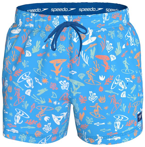 【送料無料】 スピード メンズ ハーフパンツ・ショーツ 水着 Speedo Men's Printed Redondo Edge 14" Volley Tranquil Blue