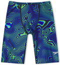 【送料無料】 スピード メンズ ハーフパンツ・ショーツ 水着 Speedo Men's Printed Jammer Blue/Green Multi