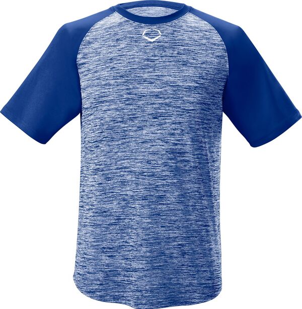 【送料無料】 エボシールド メンズ Tシャツ トップス EvoShield Men's E304 Performance Pullover Tech Tee Royal
