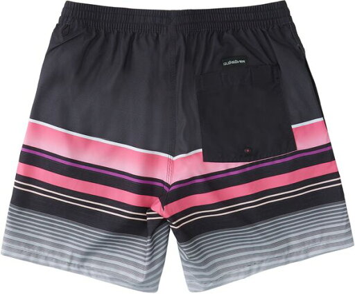 【送料無料】 クイックシルバー メンズ ハーフパンツ・ショーツ 水着 Quiksilver Men's Swell Vision 17" Volley Black