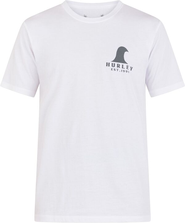 【送料無料】 ハーレー メンズ Tシャツ トップス Hurley Men's Everyday Surf Camp T-Shirt White