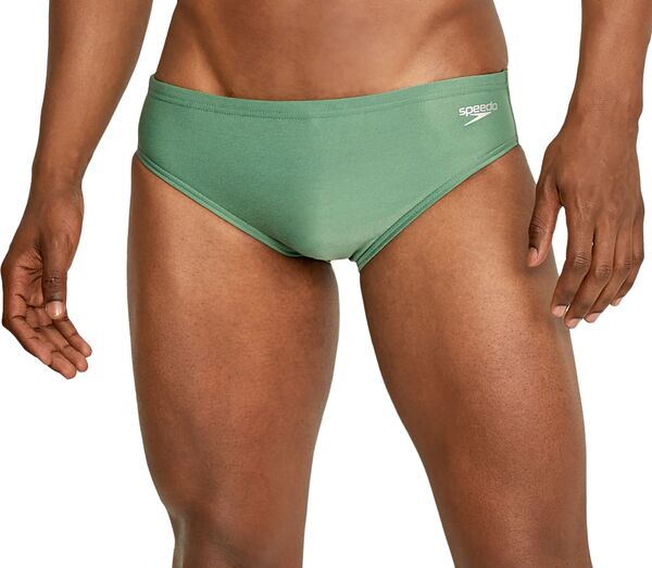 【送料無料】 スピード メンズ ハーフパンツ・ショーツ 水着 Speedo Men's Solid One Swim Briefs Dark Ivy
