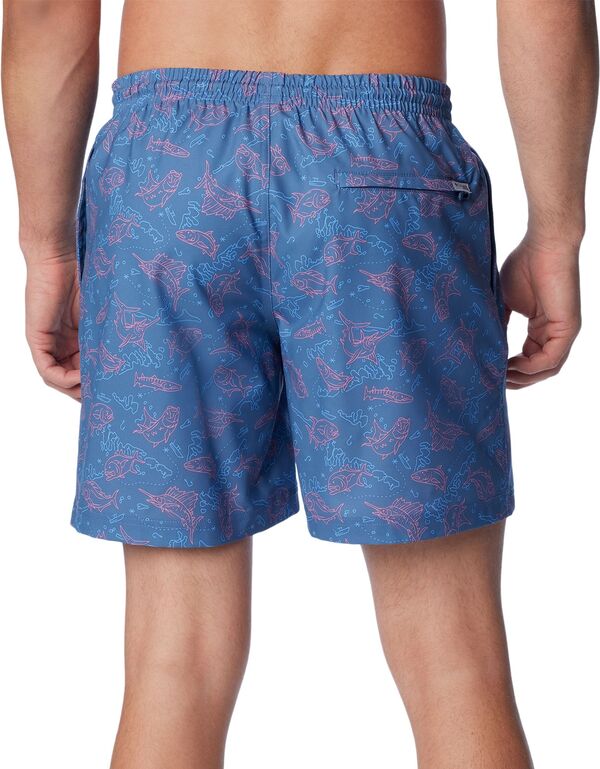 【送料無料】 コロンビア メンズ ハーフパンツ・ショーツ 水着 Columbia Men's 6" Inseam PFG Rambler Swim Short Bluebell Keye Takeaway