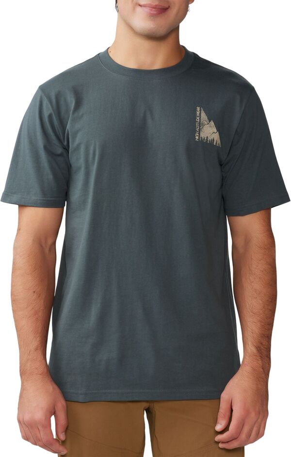 【送料無料】 マウンテンハードウェア メンズ Tシャツ トップス Columbia Men 039 s Jagged Peak Short Sleeve T-Shirt Volcanic