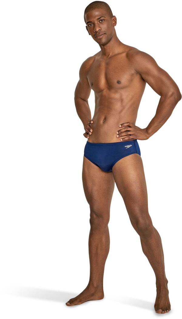 【送料無料】 スピード メンズ ハーフパンツ・ショーツ 水着 Speedo Men's Eco Prolt Solid Brief Swimsuit Speedo Navy