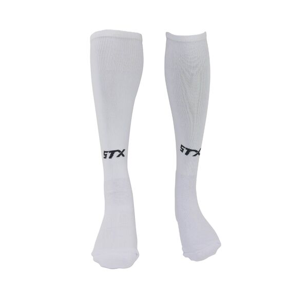 【送料無料】 STX メンズ 靴下 アンダーウェア STX Field Hockey Shin Guard Full Sock White