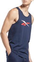 【送料無料】 リーボック メンズ タンクトップ トップス Reebok Men's Vector Tank Top Navy(4)