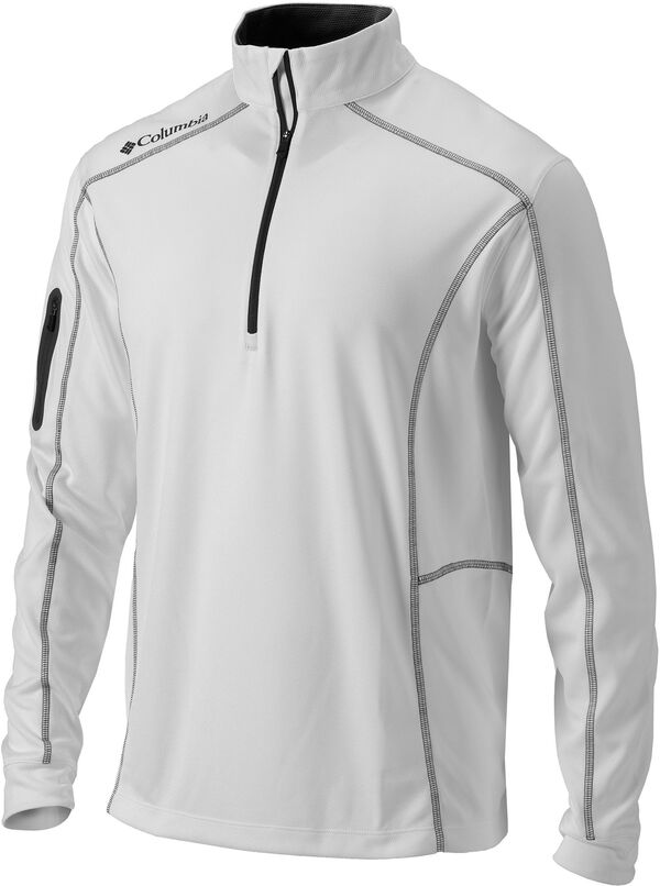【送料無料】 コロンビア メンズ ジャケット・ブルゾン アウター Columbia Men's Shotgun 1/4 Zip Golf Jacket White