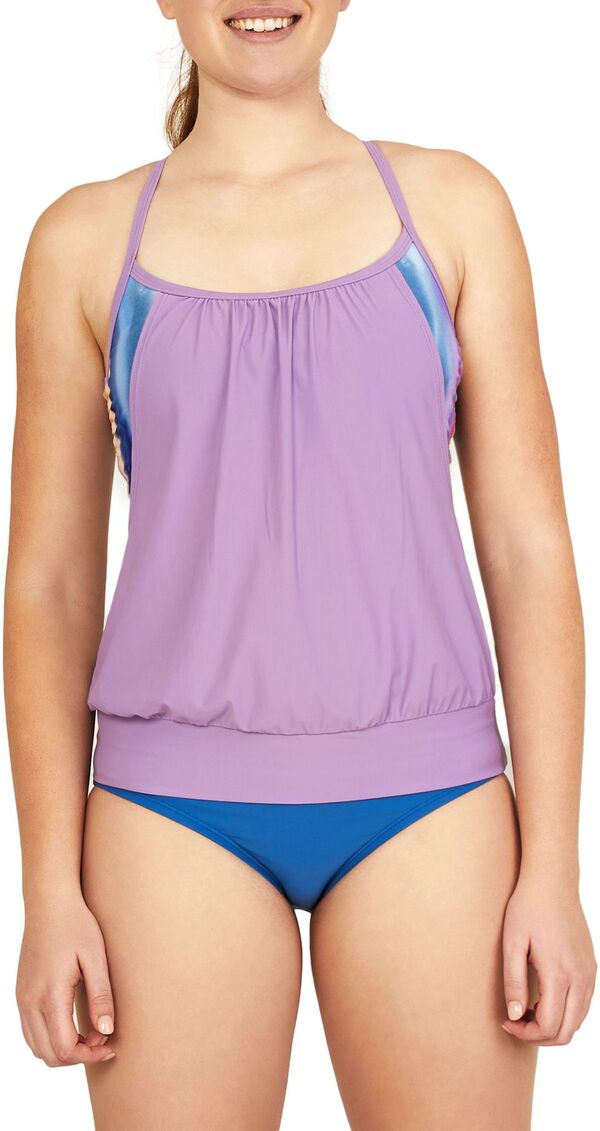 【送料無料】 スピード レディース トップのみ 水着 Speedo Women's Blouson Tankini Top Fairy Wren