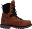 【送料無料】 ロッキー メンズ ブーツ・レインブーツ シューズ Rocky Men's Worksmart Waterproof Composite Toe Work Boots Brown(4)