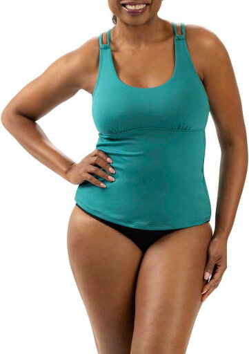 【送料無料】 ドルフィン レディース トップのみ 水着 Dolfin Women's Scoop Neck Solid Tankini Swim Top Jade 【送料無料】 ドルフィン レディース トップのみ 水着 Dolfin Women's Scoop Neck Solid Tankini Swim Top Jade