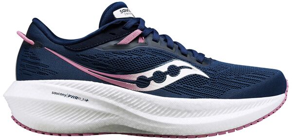 【送料無料】 サッカニー レディース スニーカー ランニングシューズ シューズ Saucony Women's Triumph 21 Running Shoes Navy/Orchid