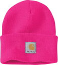 【送料無料】 カーハート レディース 帽子 アクセサリー Carhartt Acrylic Watch Hat Pink Glow