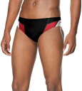 【送料無料】 スピード メンズ ハーフパンツ・ショーツ 水着 Speedo Men's Edge Splice Swim Brief Black/Red