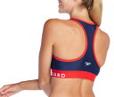 【送料無料】 スピード レディース トップのみ 水着 Speedo Women's Guard Racerback Bra Team Navy