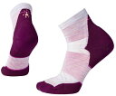 【送料無料】 スマートウール メンズ 靴下 アンダーウェア Smartwool Women's Run Targeted Cushion Ankle Socks Purple Eclipse(4)