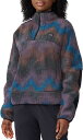 【送料無料】 マウンテンハードウェア レディース パーカー・スウェット アウター Mountain Hardwear Women's HiCamp Fleece Half Zip Pullover Blurple Zig Zag Print(4)