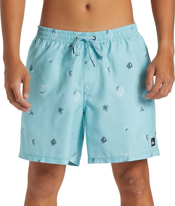 【送料無料】 クイックシルバー メンズ ハーフパンツ・ショーツ 水着 Quiksilver Men's Bungalow Volley Shorts Limpet Shell