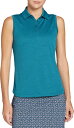 【送料無料】 ウォルターヘーゲン レディース ポロシャツ トップス Walter Hagen Women's Clubhouse Jacquard Sleeve...