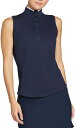 【送料無料】 ウォルターヘーゲン レディース ポロシャツ トップス Walter Hagen Women's Clubhouse Sleeveless Mock...