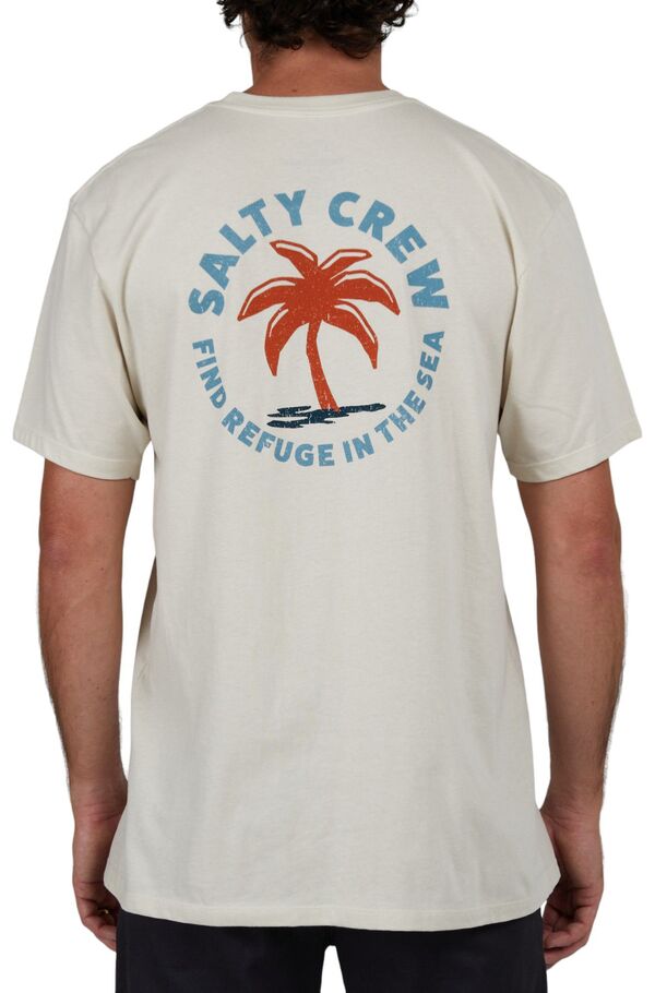 【送料無料】 ソルティークルー メンズ Tシャツ トップス Salty Crew Men's Tropics Premium Short Sleeve T-Shirt Bone