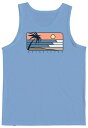 【送料無料】 クイックシルバー メンズ タンクトップ トップス Quiksilver Men's Line Up Tank Blue Bell