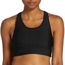 【送料無料】 DSG レディース ブラジャー アンダーウェア DSG Women's Crossback Compression Bra Pure Black